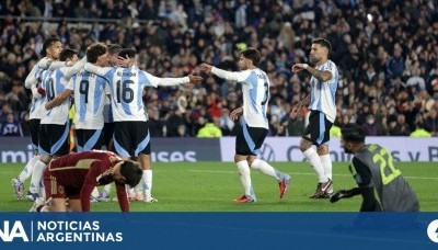 Eliminatorias Mundial 2026: La Selección argentina goleó 3-0 a Venezuela